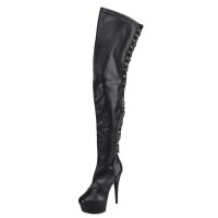 Erogance D3063 Stretch PU Schwarz